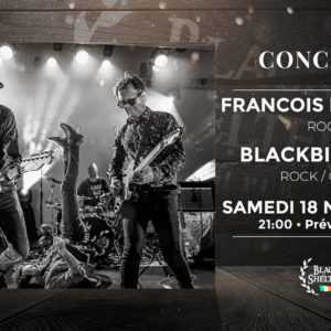 FRANCOIS PREMIERS • BLACKBIRD HILL • BLACK SHELTER • CARQUEFOU