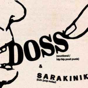 CBR présente : DOSS (Glasgow/hiphop postpunk) & Sarakiniko (St Brieuc/pop noise) @lune froide