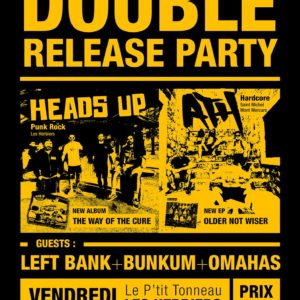 DOUBLE RELEASE PARTY ATH/HEADS UP